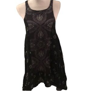 free people intimately free trapeze dress XS open back flowy airy BOHO